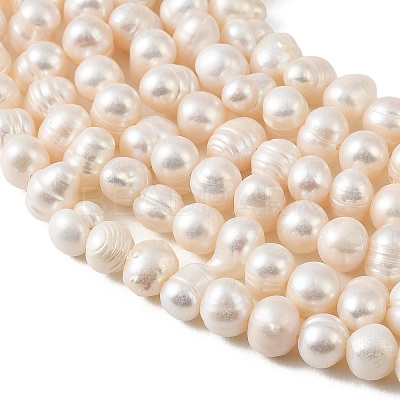 Natural Cultured Freshwater Pearl Beads Strands PEAR-L034-16A-1