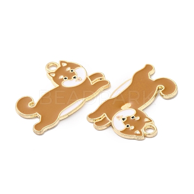 Alloy Enamel Pendants ENAM-D046-37G-1