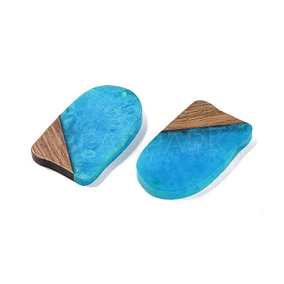 Resin & Wood Pendants WOOD-F015-13F-1
