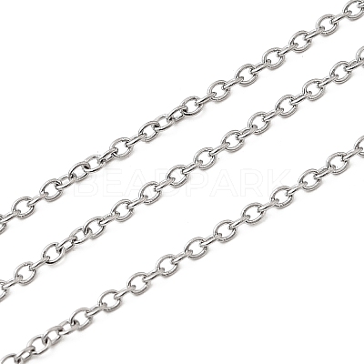 Tarnish Resistant 304 Stainless Steel Cable Chains CHS-Q001-08-100m-1