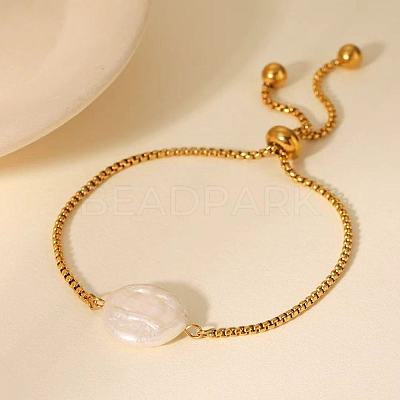 Fashion Stainless Steel Boston Link Chains Slider Bracelets LS-EE0272-1