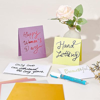 80Pcs 4 Colors A4 PET Stamping Hot Foil Paper DIY-FH0004-97-1