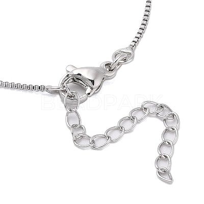 Rack Plating Natural Paua Shell Pendants Necklace NJEW-B104-01P-1