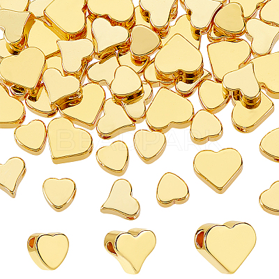 60Pcs 3 Styles Brass Spacer Beads KK-PH0006-61A-1