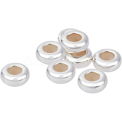 8Pcs 925 Sterling Silver Spacer Beads STER-BC0001-61A-1