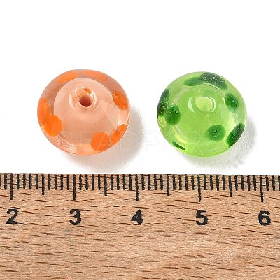 Transparent Handmade Lampwork Beads LA-CBABC67-04-1