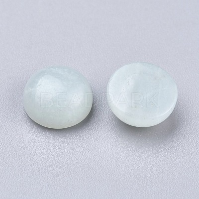 Natural Amazonite Cabochons G-P393-R56-8MM-C-1