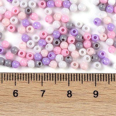 Opaque Acrylic Beads OACR-H118-07A-03-1
