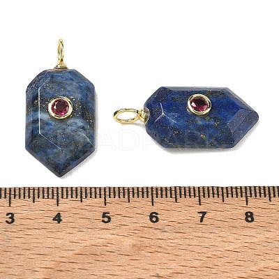 Natural Lapis Lazuli Pendants KK-CBAF9BC-20G-07-1