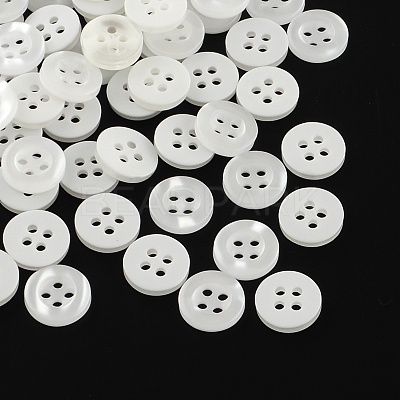 4-Hole Plastic Buttons BUTT-R034-039-1
