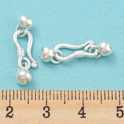 925 Sterling Silver S-Hook Clasps STER-Q191-07A-S-1