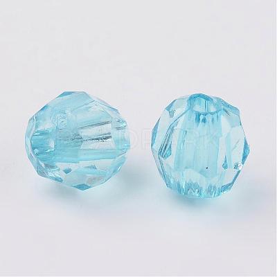 Transparent Acrylic Beads DB8mmC-28-1