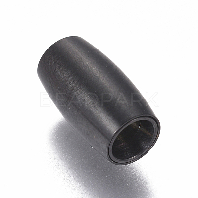 304 Stainless Steel Magnetic Clasps with Glue-in Ends STAS-F227-51A-B-1