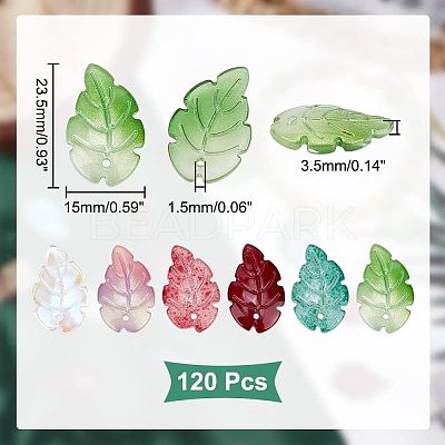Transparent Glass Pendants GLAA-HY0001-01-1