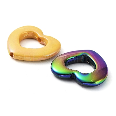 UV Plating Opaque Acrylic Beads OACR-Z013-24-1
