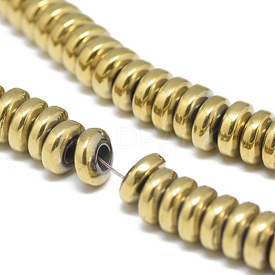 Electroplate Non-magnetic Synthetic Hematite Beads Strands X-G-T061-42G-1