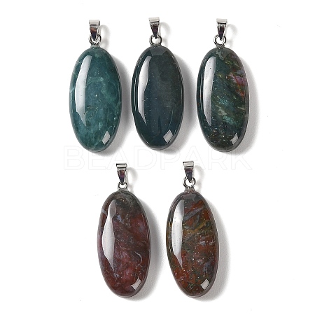 Natural Indian Agate Pendants GG-CBACB71-01P-07-1