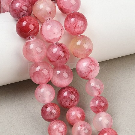 Natural Green Jade Graduated Beads Strands GG-CBA2AE1-A06-F-1