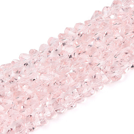 Transparent Glass Beads Strands GLAA-N018-4mm-08-1