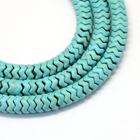 Synthetic Turquoise Gemstone Bead Strands X-TURQ-S282-30A-1