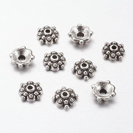 Tibetan Style Alloy Caps LS-LF0664Y-NF-1