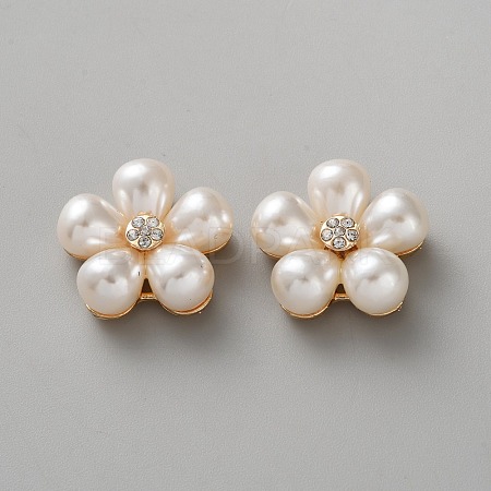 Alloy Rhinestone Cabochons FIND-WH0436-15A-1
