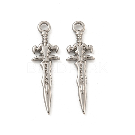 Non-Tarnish 304 Stainless Steel Pendants X-STAS-O004-06D-P-1