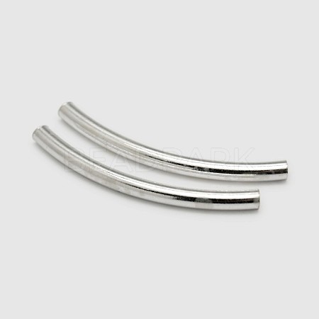 Tube 925 Sterling Silver Beads STER-O021-03-31x2mm-1