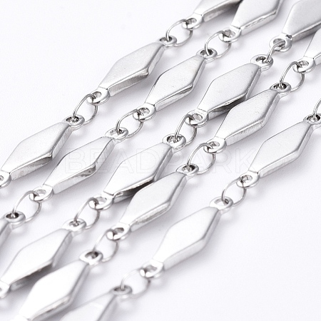Tarnish Resistant 304 Stainless Steel Link Chains STAS-P219-65-1