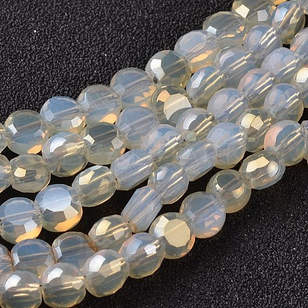 Electroplate Glass Bead Strands EGLA-J137-6mm-B-HR08-1