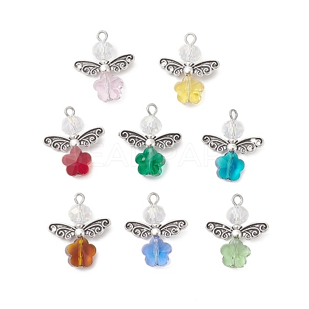 Glass Pendants PALLOY-JF04119-1