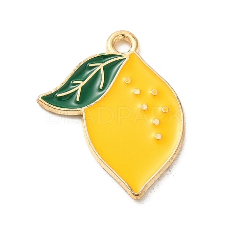 Alloy Enamel Pendants X-ENAM-E064-25KCG-08-1