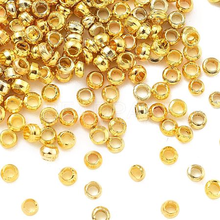 Brass Crimp Beads KK-S509-01G-02-1