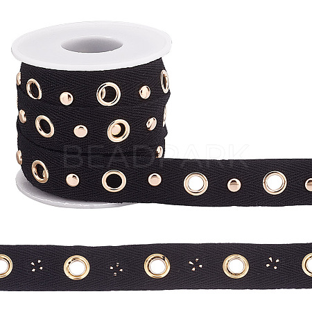 5 Yards Webbing Flat Polyester Ribbons FIND-AR0004-73B-G-1