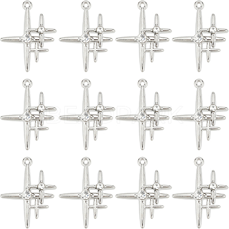 30Pcs Alloy Pendants PALLOY-SC0004-24-1