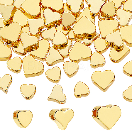 60Pcs 3 Styles Brass Spacer Beads KK-PH0006-61A-1