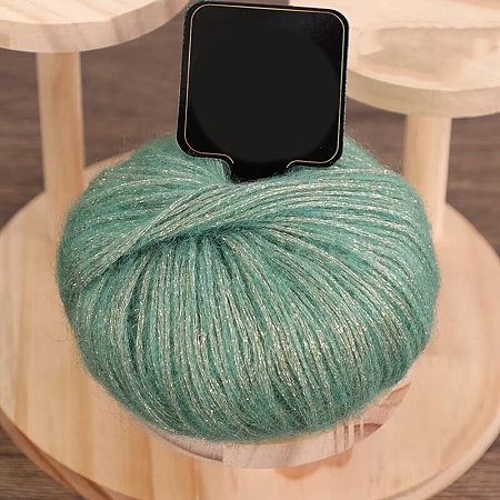 Sparkly Fuzzy Mohair Glitter Yarn PW-WG4F9B3-08-1