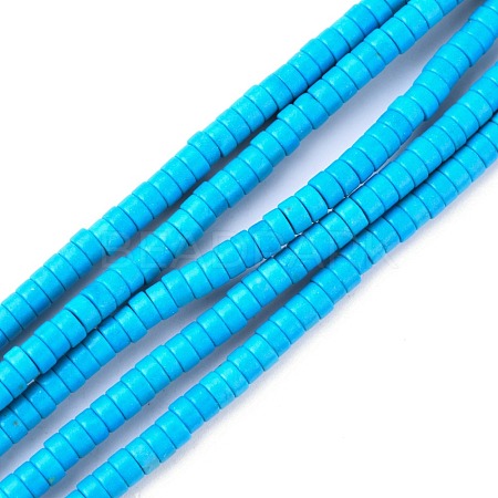 Synthetic Turquoise Beads Strands TURQ-G110-4x2mm-06-1