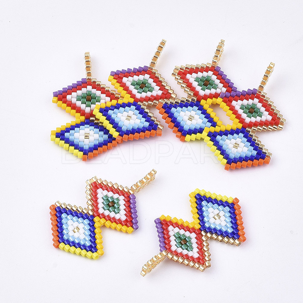 Handmade Japanese Seed Beads Pendants