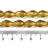 Transparent Glass Beads Strands X-EGLA-N013-T10mm-D08-4
