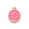 Alloy Enamel Pendants ENAM-S124-01B-03D-2