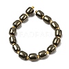 Natural Pyrite Beads Strands G-Z131-D01-03-3