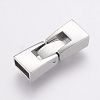 304 Stainless Steel Fold Over Clasps STAS-E144-148P-1