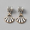 Alloy Enamel European Dangle Charms ENAM-TAC0021-01G-1