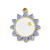 304 Stainless Steel Enamel Pendants STAS-U039-12G-1