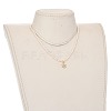 Helm Brass Pendant Necklaces NJEW-JN02972-03-5