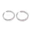 Tarnish Resistant 201 Stainless Steel Huggie Hoop Earrings EJEW-O095-05-31-1