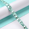 Handmade Porcelain Ceramic Beads Strands LAMP-B021-06I-2