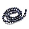 Natural Dumortierite Quartz Beads Strands G-L574-07B-3