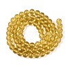 Transparent Glass Bead Strands GLAA-R095-8mm-31-2